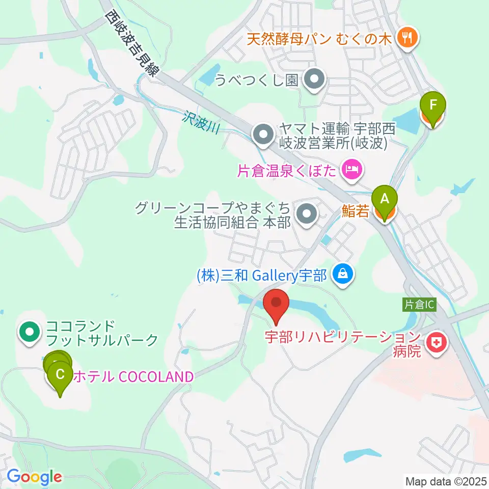 プロビジョンギター周辺のファミレス・ファーストフード一覧地図