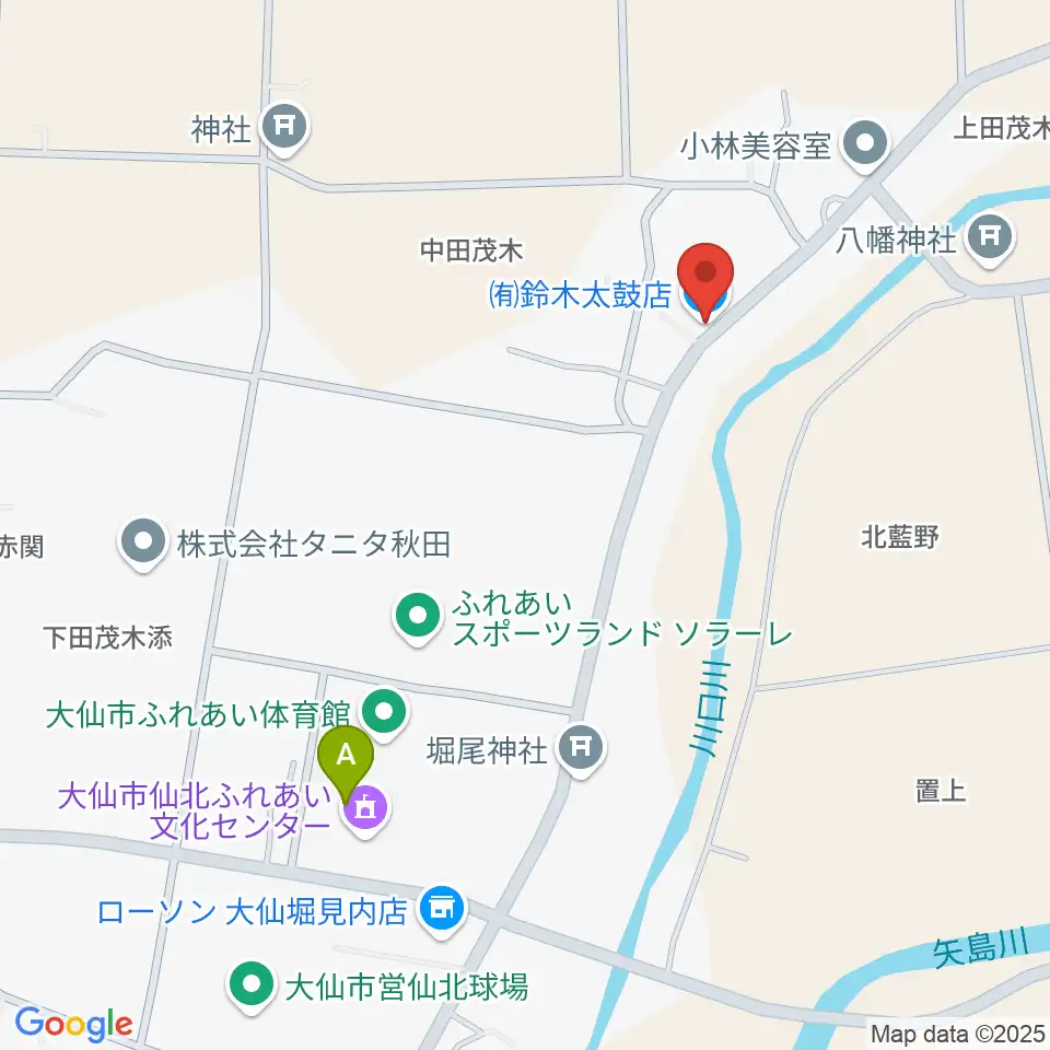 有限会社 鈴木太鼓店周辺のファミレス・ファーストフード一覧地図