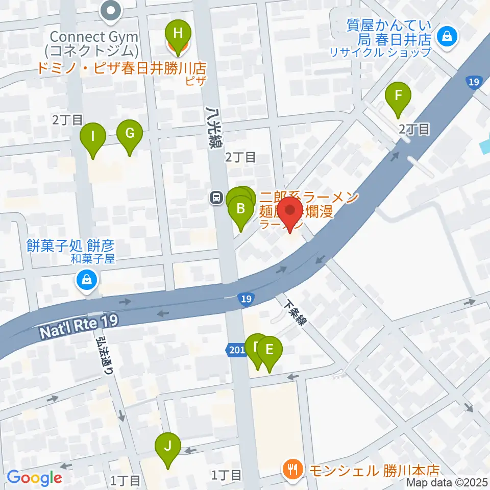 株式会社サカエ楽器周辺のファミレス・ファーストフード一覧地図