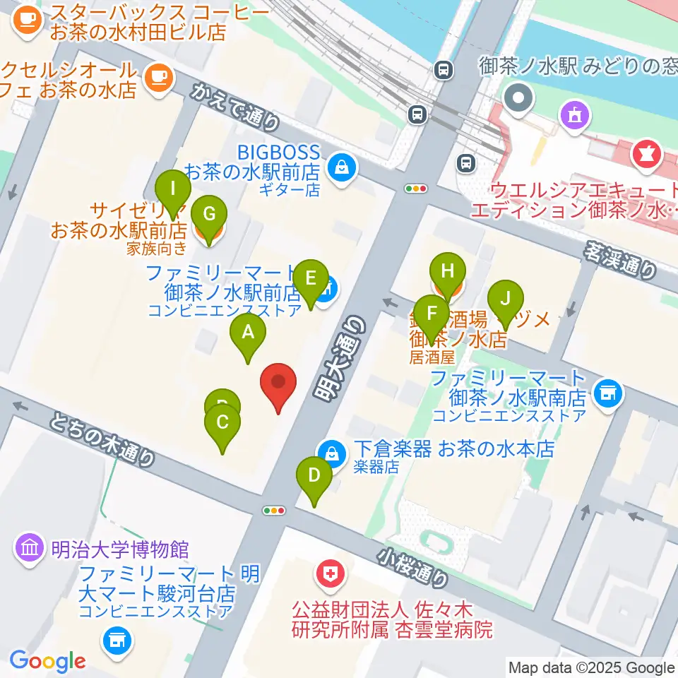 シモクラセカンドハンズ Part1周辺のファミレス・ファーストフード一覧地図