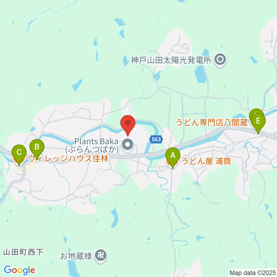 管楽器のメンテナンスショップHATADA周辺のファミレス・ファーストフード一覧地図