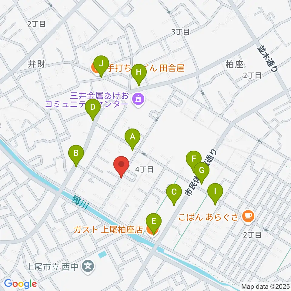 サウンドトラベル周辺のファミレス・ファーストフード一覧地図