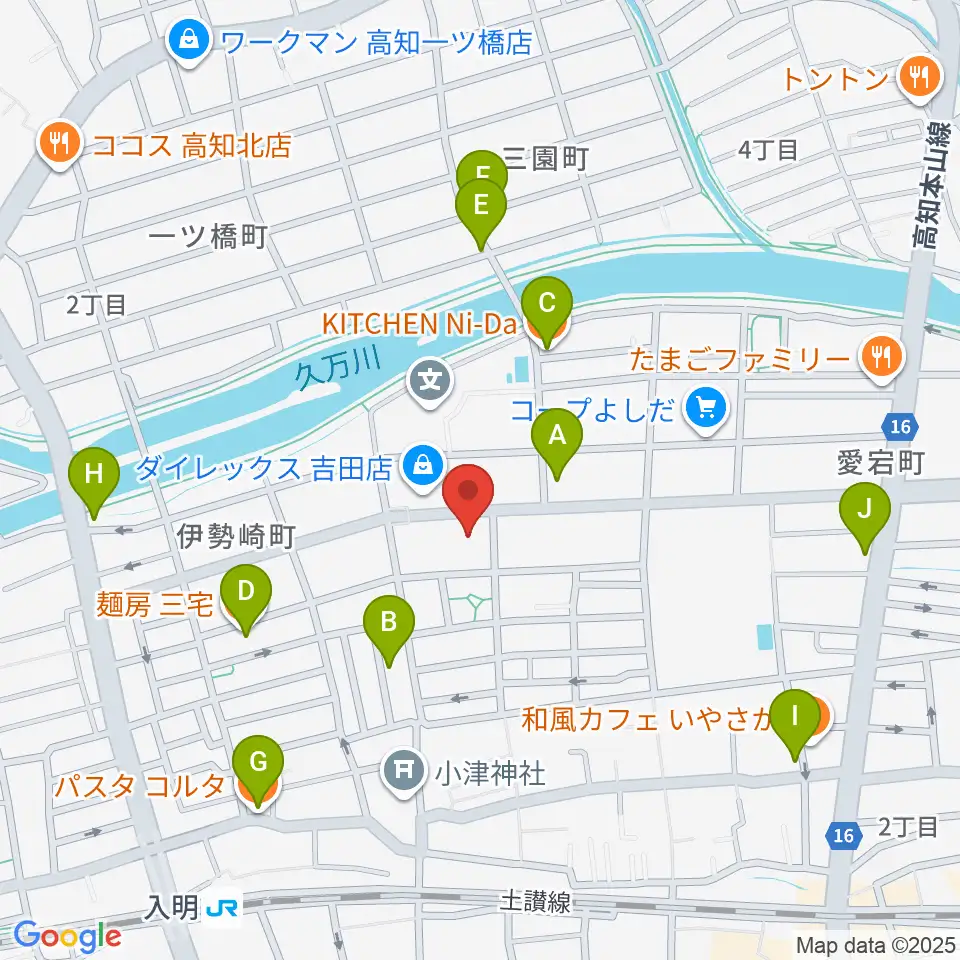 キャラバンサライ スタジオ周辺のファミレス・ファーストフード一覧地図