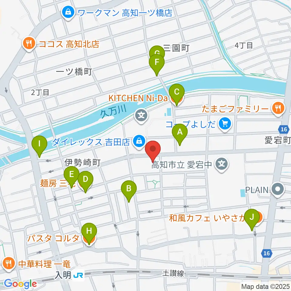 キャラバンサライ スタジオ周辺のファミレス・ファーストフード一覧地図