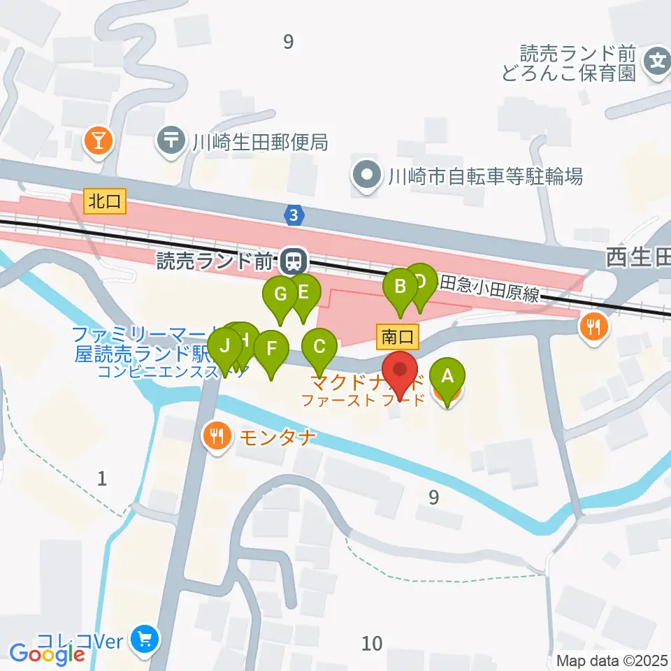 Miki music inn周辺のファミレス・ファーストフード一覧地図