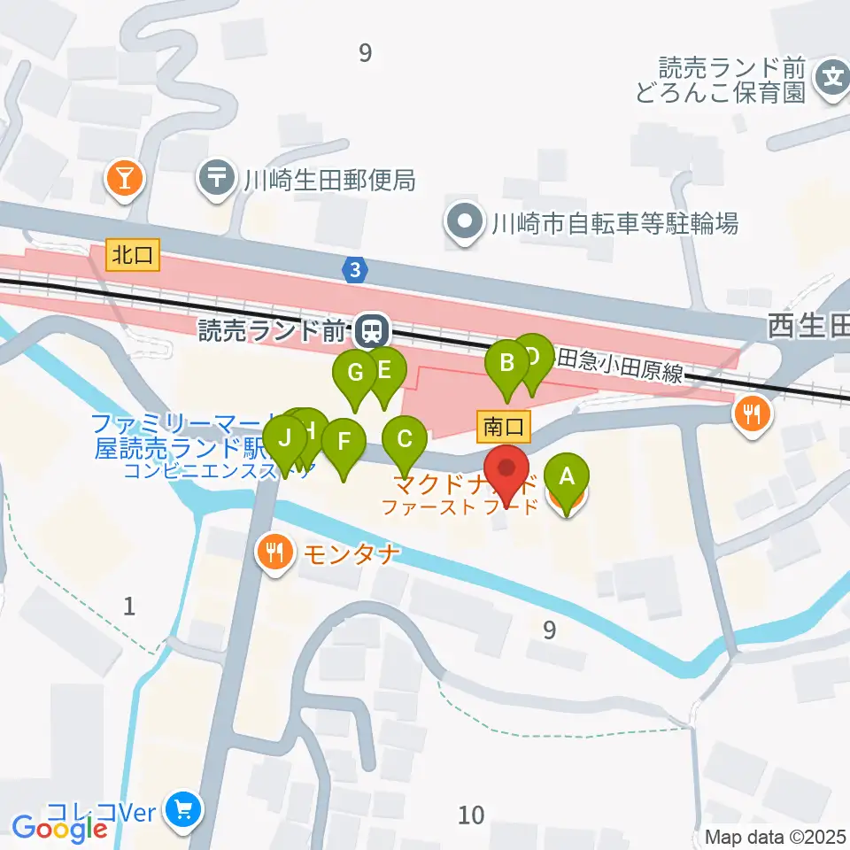Miki music inn周辺のファミレス・ファーストフード一覧地図