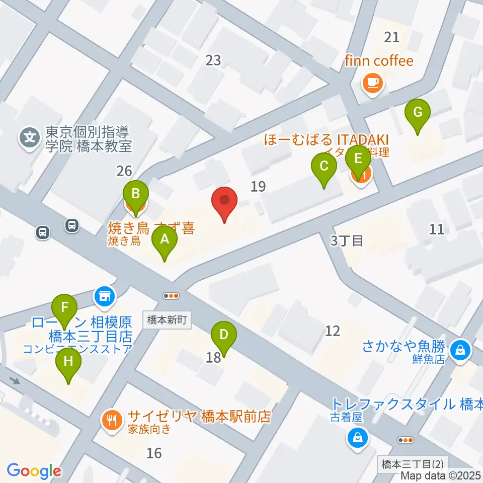 アフタービート周辺のファミレス・ファーストフード一覧地図