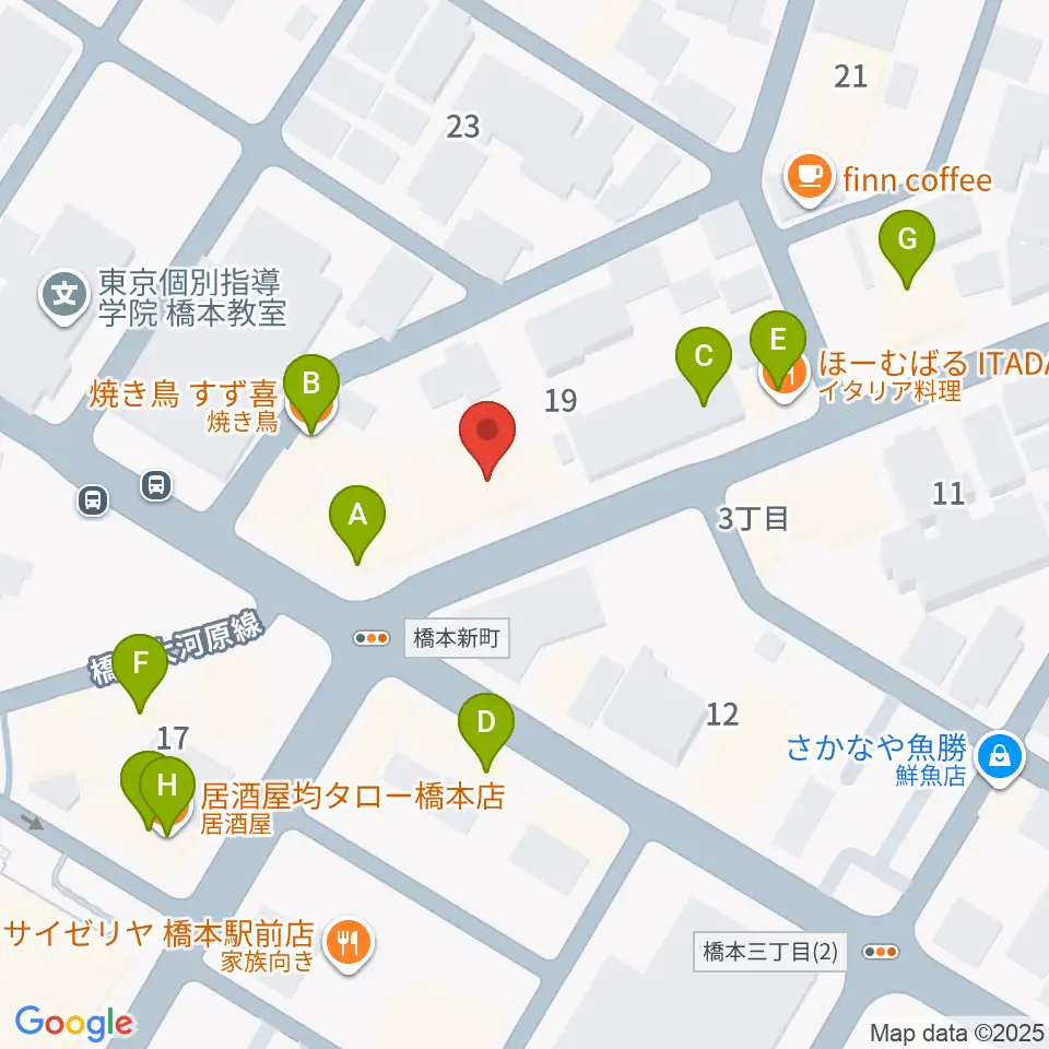 アフタービート周辺のファミレス・ファーストフード一覧地図