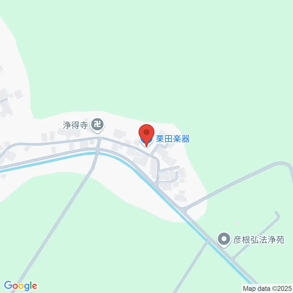 栗田楽器周辺のファミレス・ファーストフード一覧地図