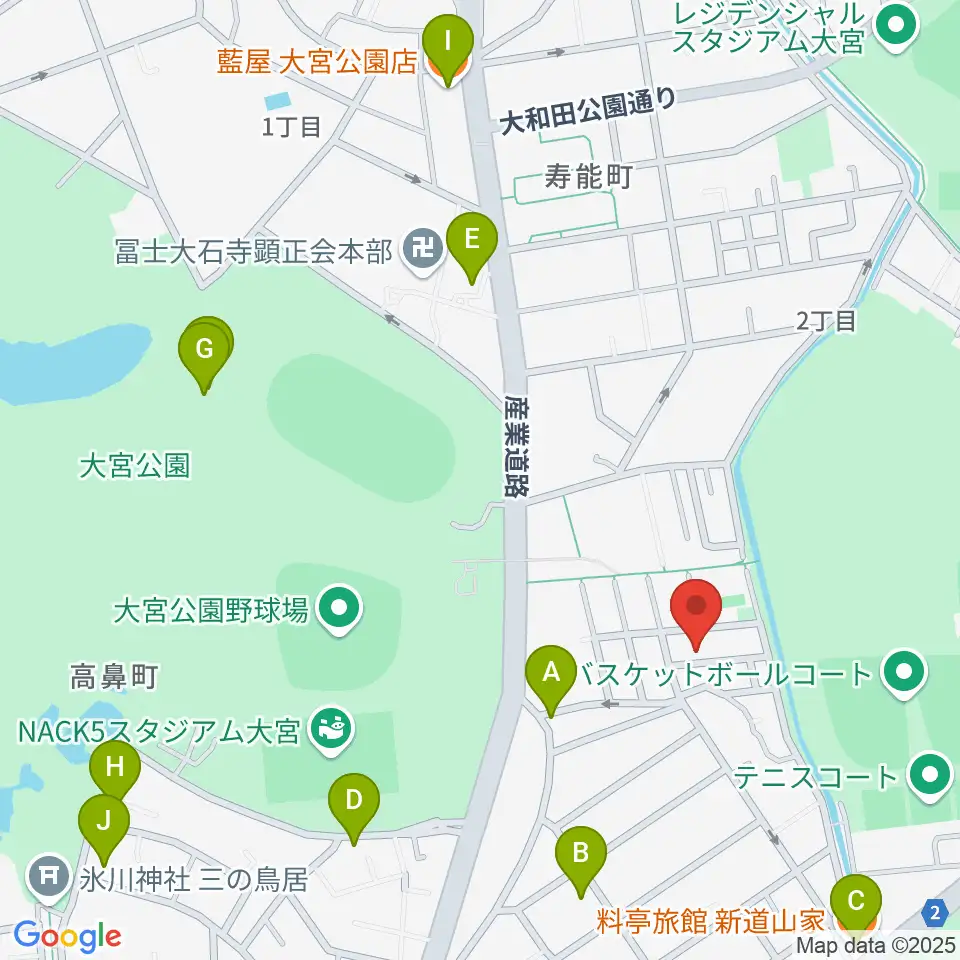 三村音楽教室周辺のファミレス・ファーストフード一覧地図
