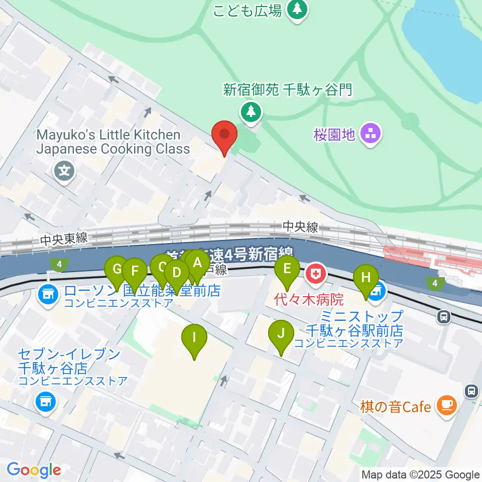 イル・ヴィオリーノ・マジコ周辺のファミレス・ファーストフード一覧地図