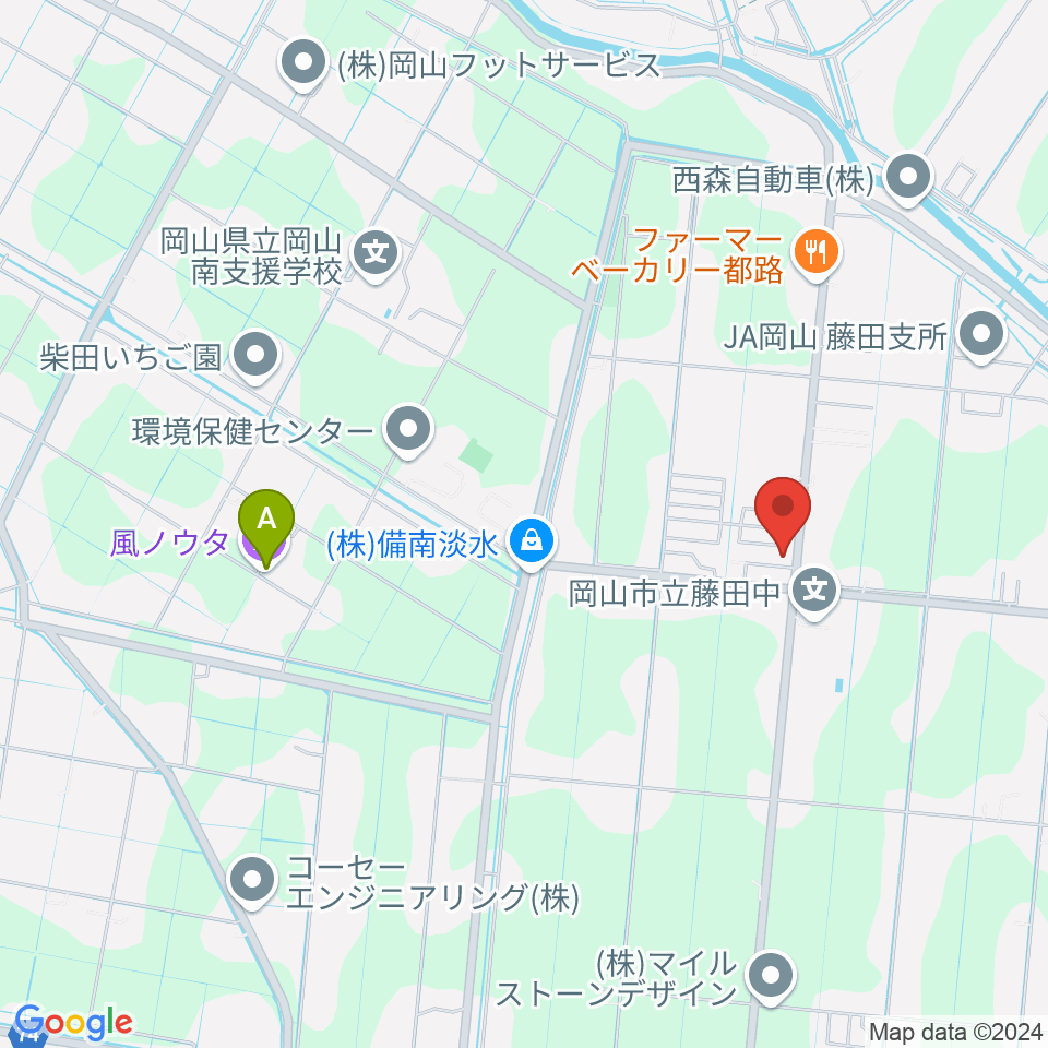 堀川ミュージックスクール周辺のファミレス・ファーストフード一覧地図