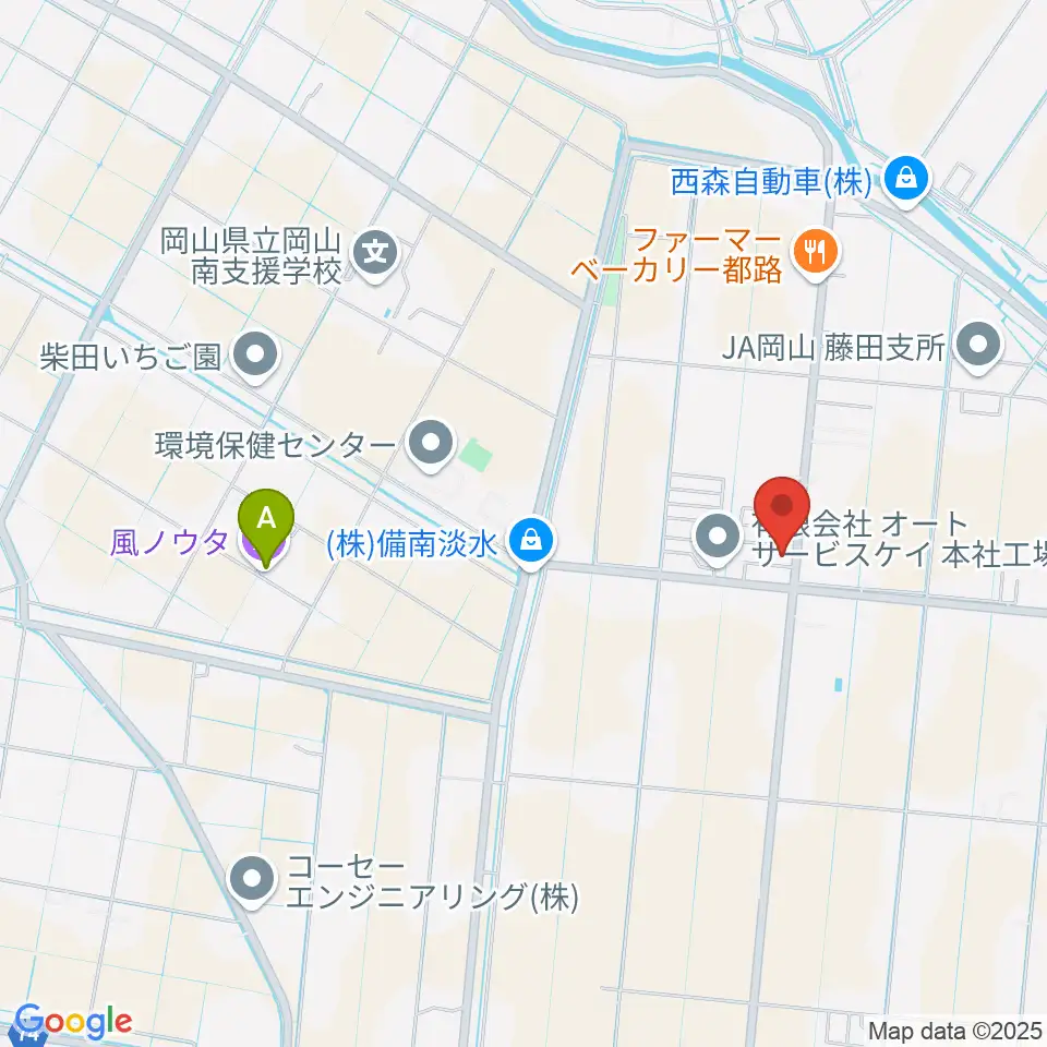 堀川ミュージックスクール周辺のファミレス・ファーストフード一覧地図