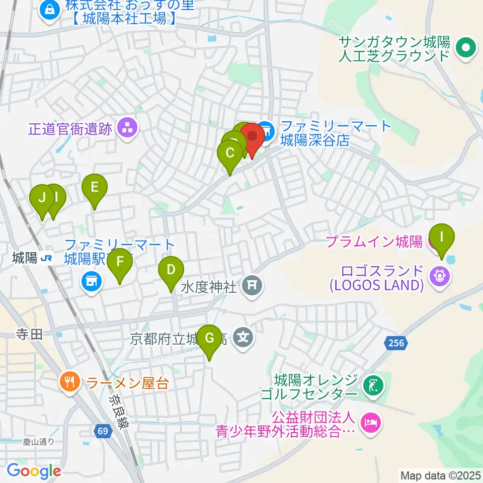 スタジオスキップ周辺のファミレス・ファーストフード一覧地図