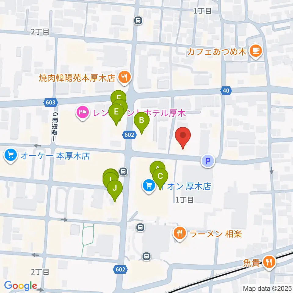 スタジオシール周辺のファミレス・ファーストフード一覧地図