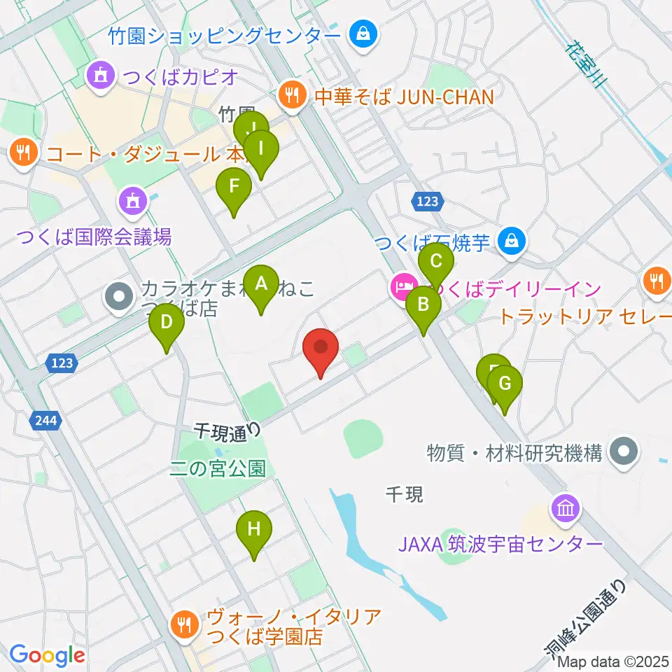 アトリエ・ドゥ・ダルクローズ周辺のファミレス・ファーストフード一覧地図