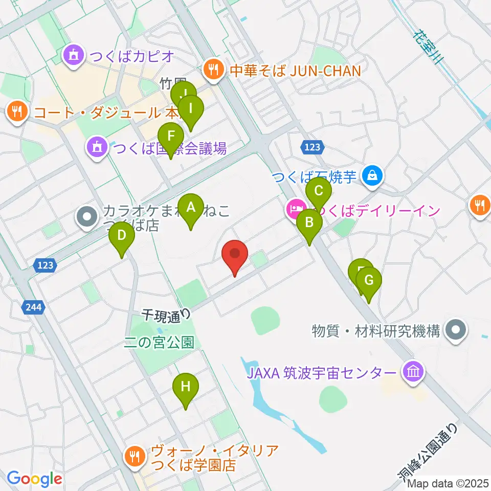 アトリエ・ドゥ・ダルクローズ周辺のファミレス・ファーストフード一覧地図