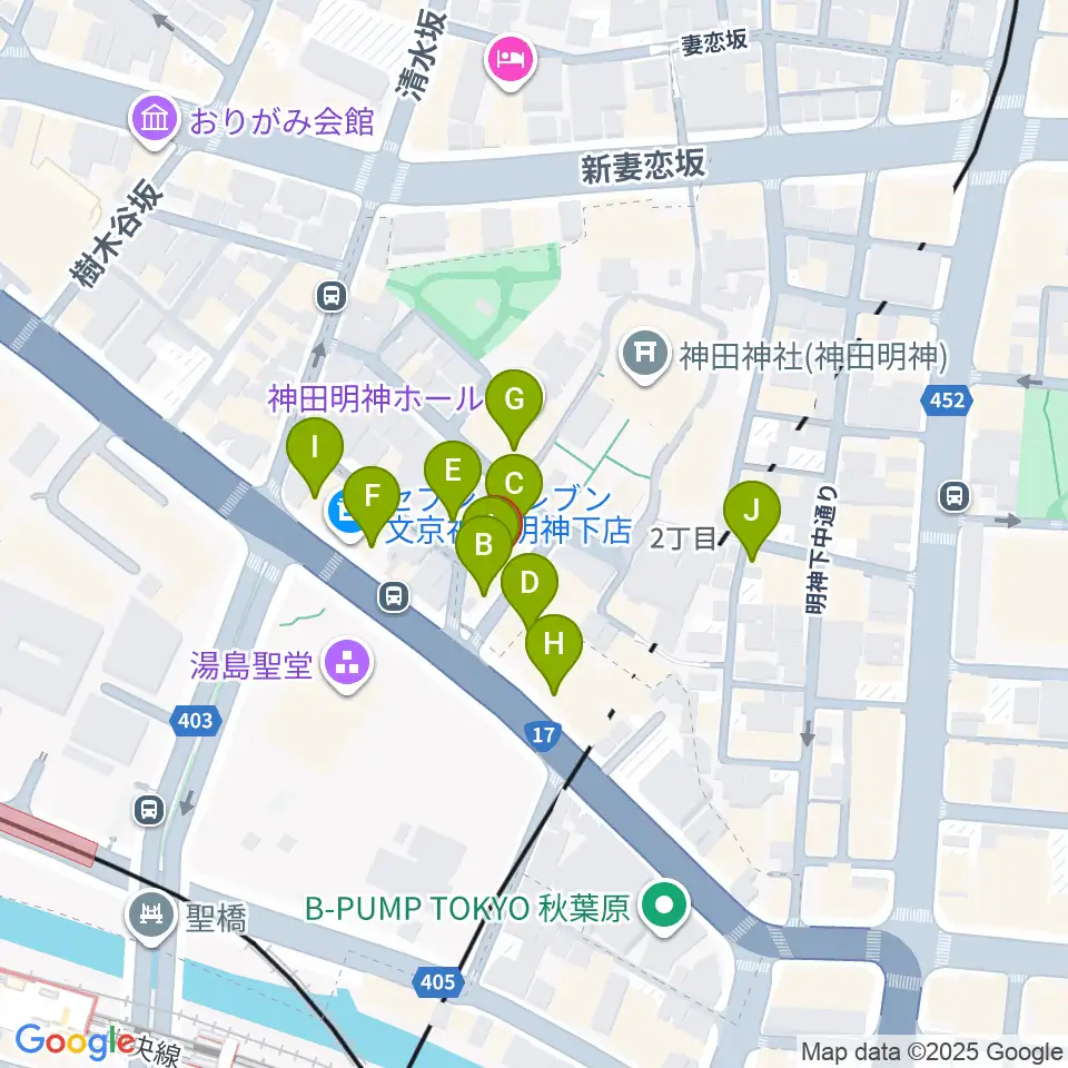 メディア・カーム周辺のファミレス・ファーストフード一覧地図