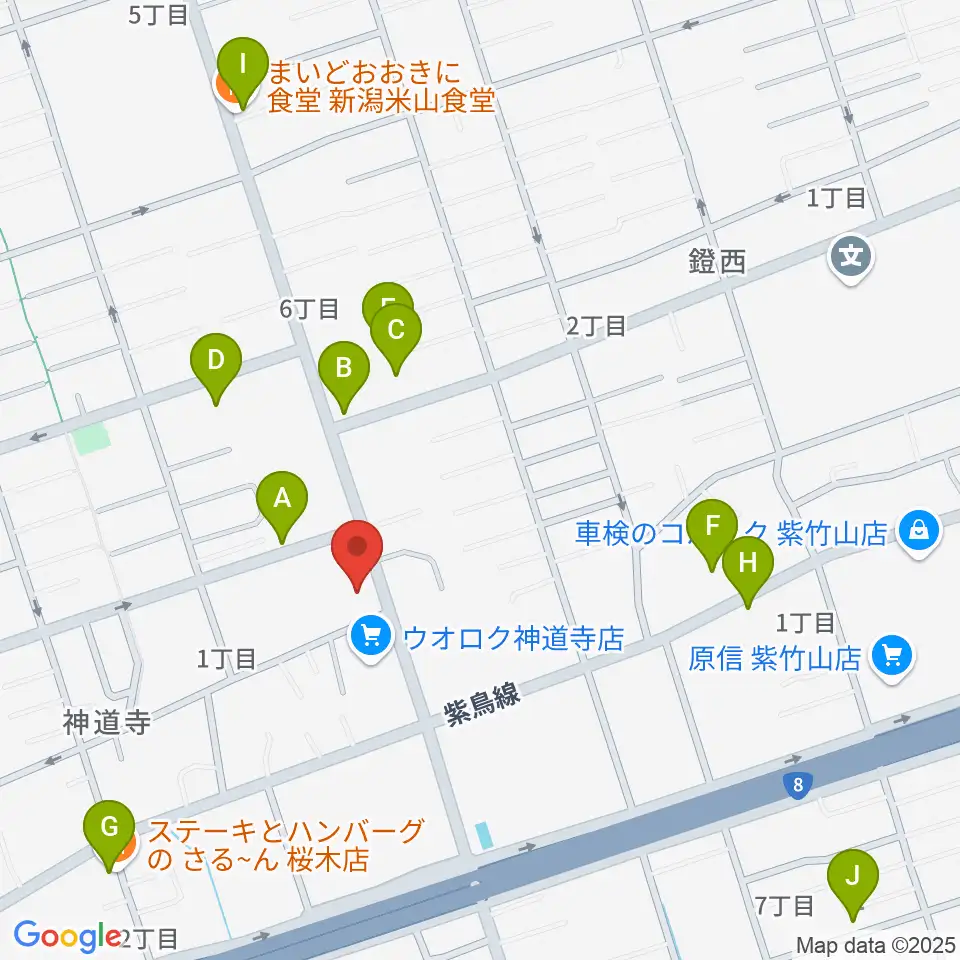 あぽろん駅南店周辺のファミレス・ファーストフード一覧地図
