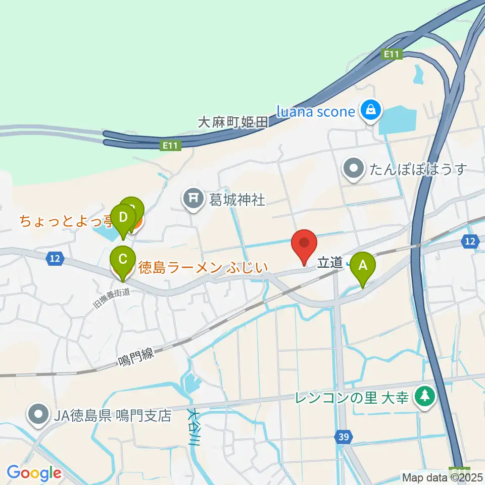 Gate Music周辺のファミレス・ファーストフード一覧地図