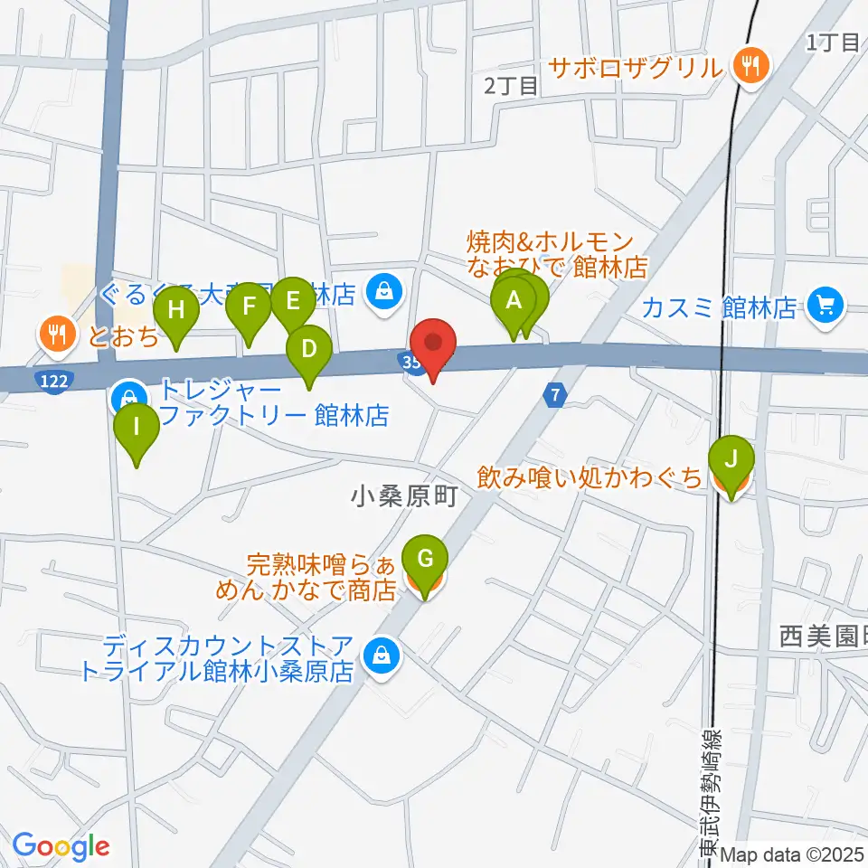響き音楽院(響きホール)周辺のファミレス・ファーストフード一覧地図