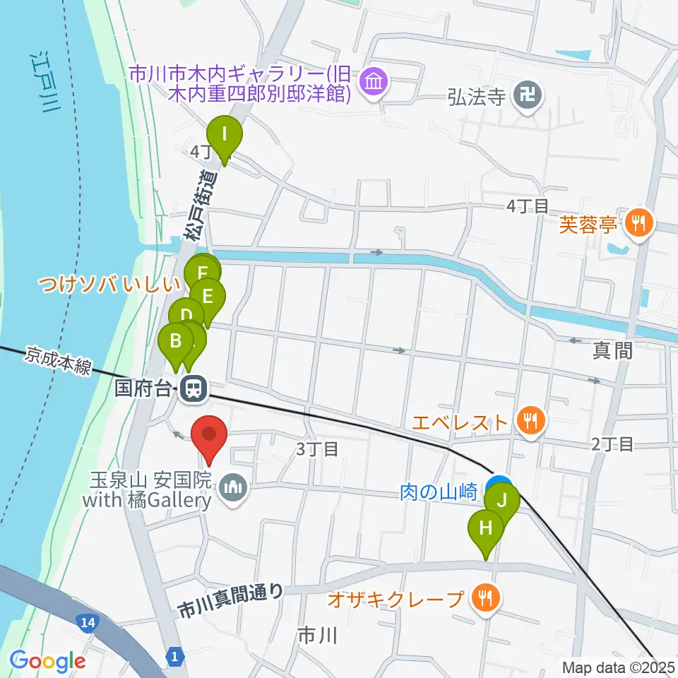 STUDIO Be周辺のファミレス・ファーストフード一覧地図