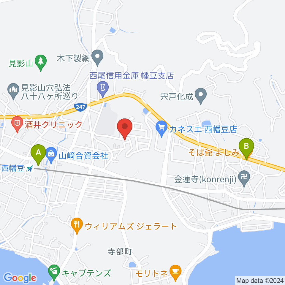 ヴァイアル周辺のファミレス・ファーストフード一覧地図