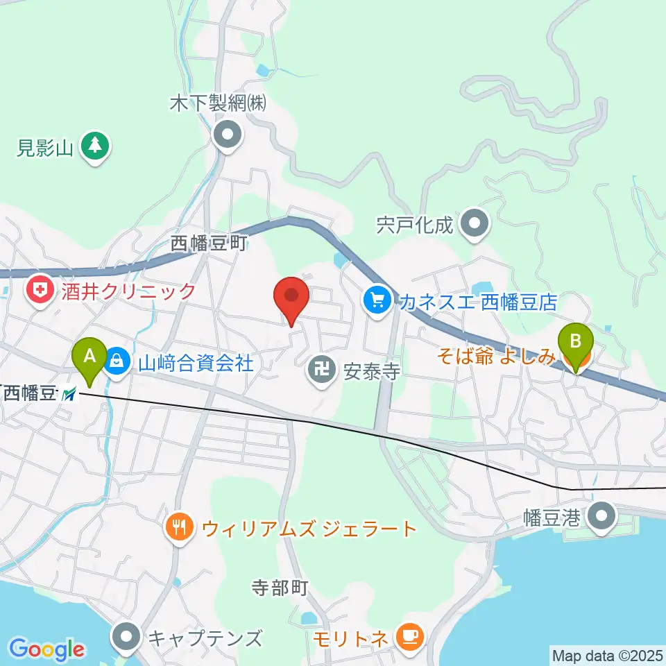 ヴァイアル周辺のファミレス・ファーストフード一覧地図