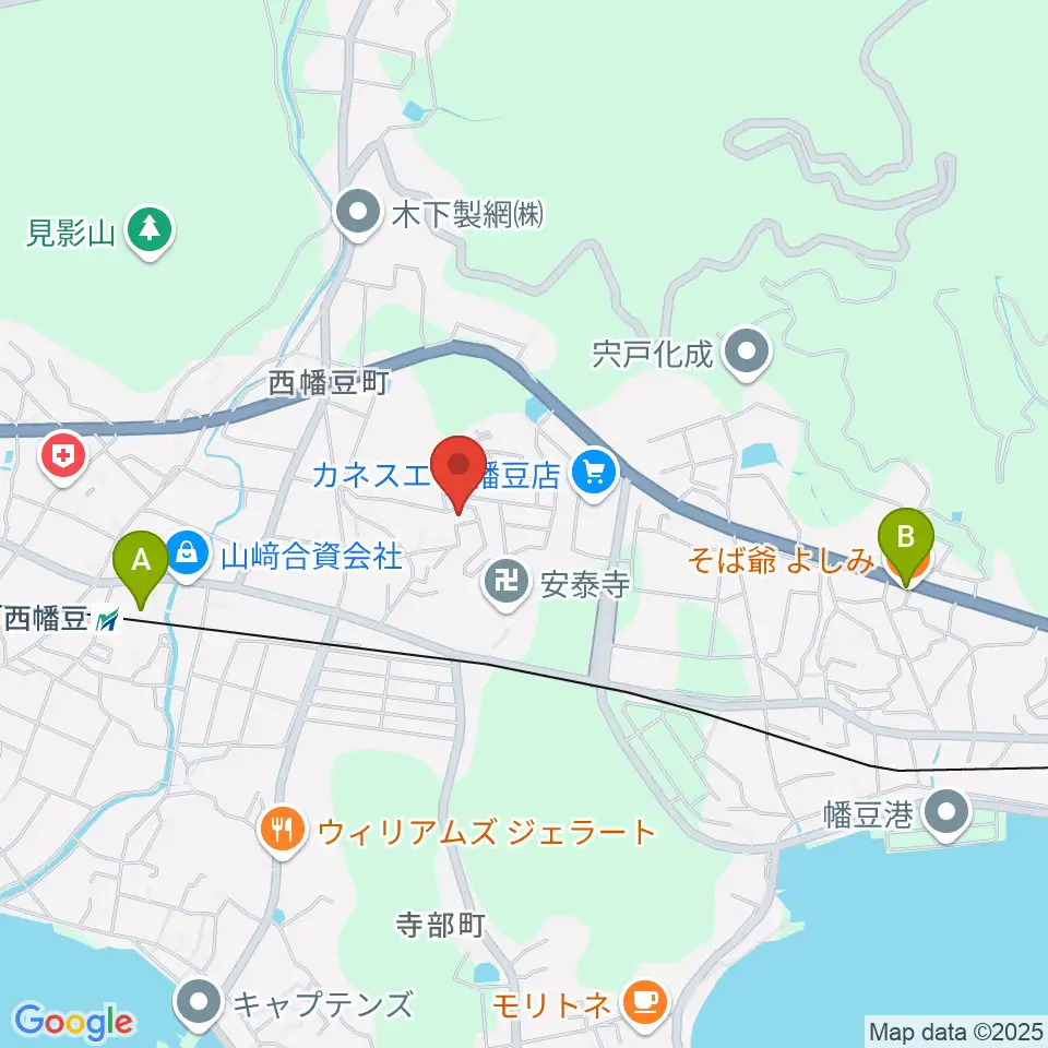ヴァイアル周辺のファミレス・ファーストフード一覧地図