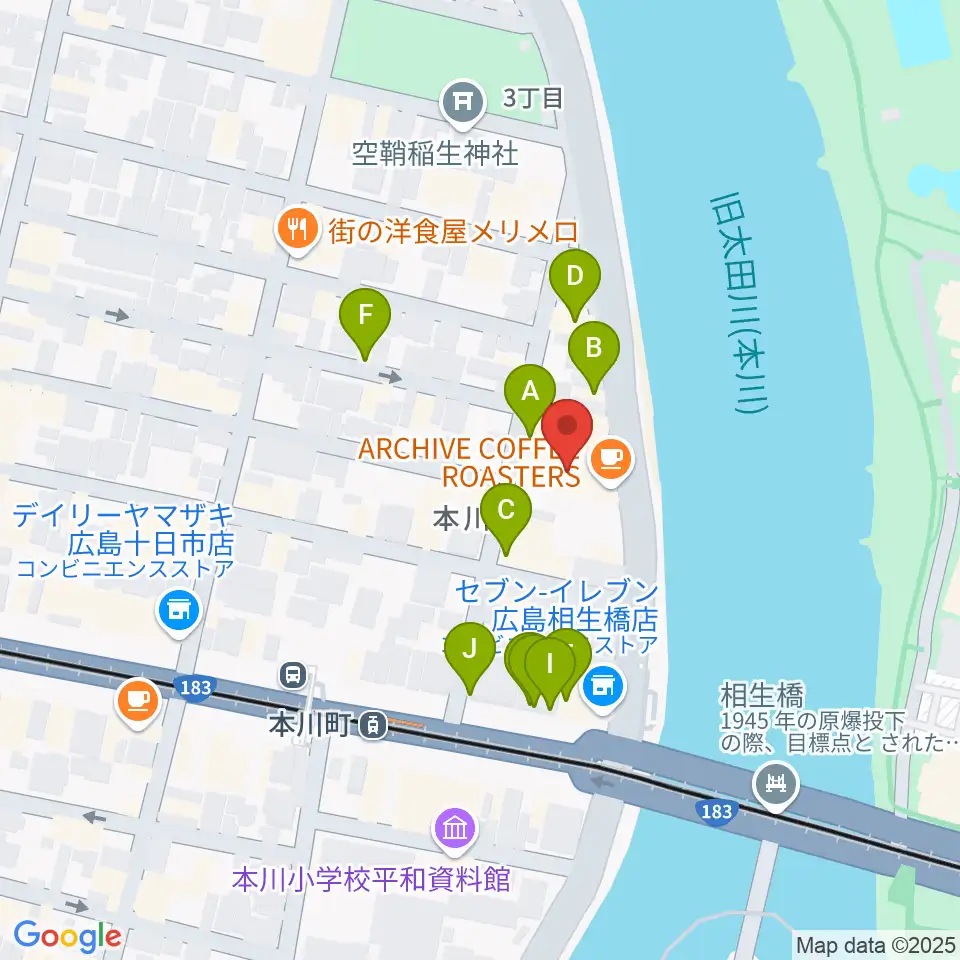 WAKOゲバントホール周辺のファミレス・ファーストフード一覧地図