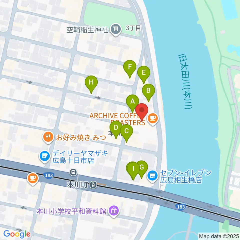 WAKOゲバントホール周辺のファミレス・ファーストフード一覧地図