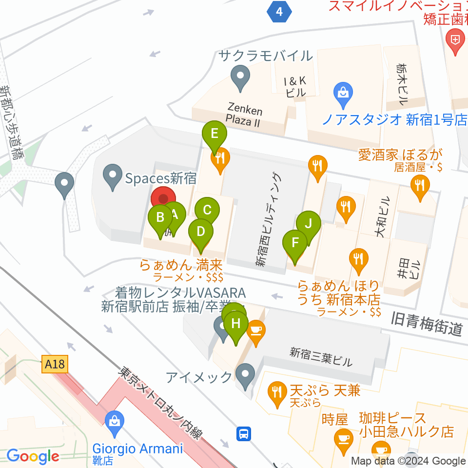 日本ダブルリード株式会社周辺のファミレス・ファーストフード一覧地図