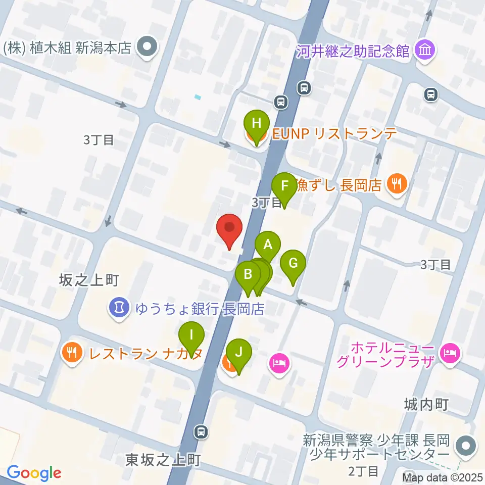 スタジオ・チャオ周辺のファミレス・ファーストフード一覧地図