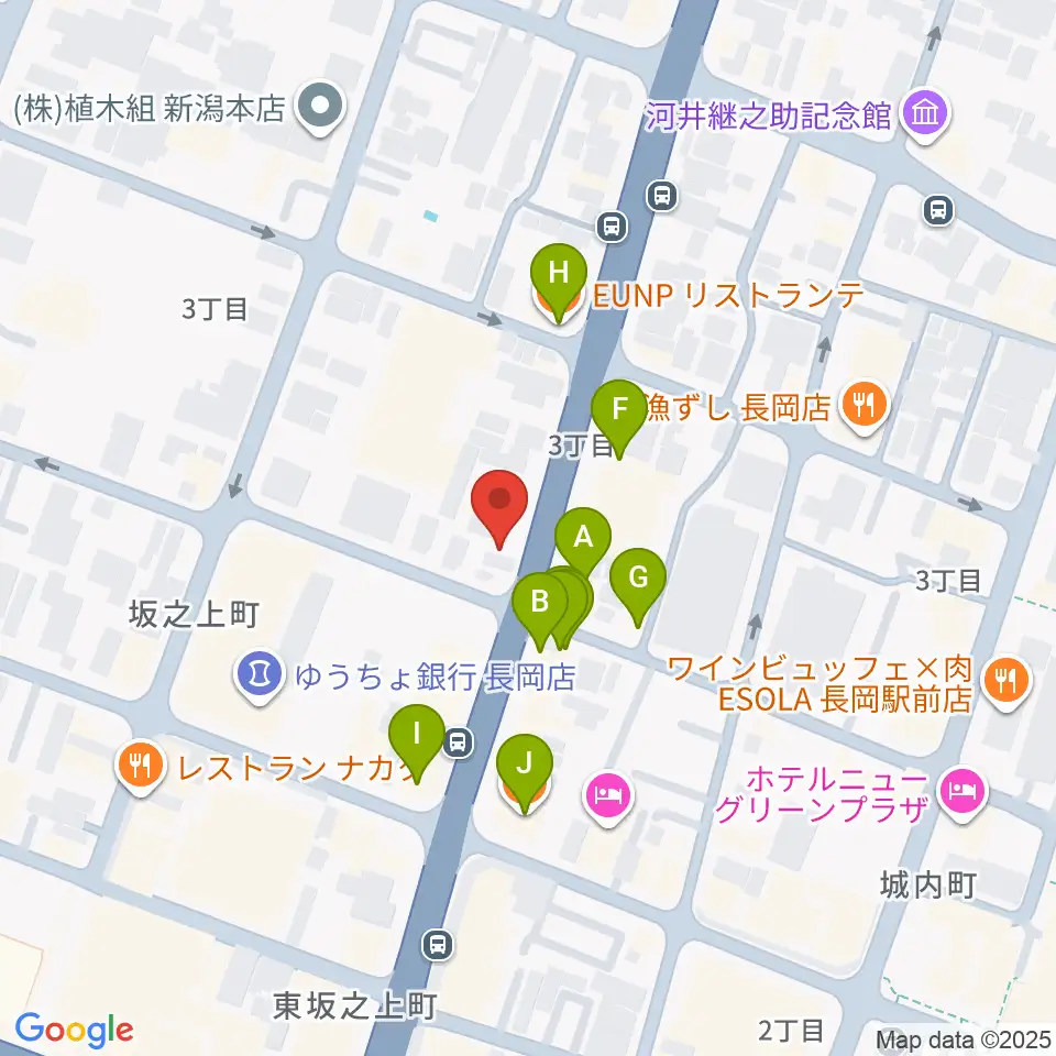 スタジオ・チャオ周辺のファミレス・ファーストフード一覧地図
