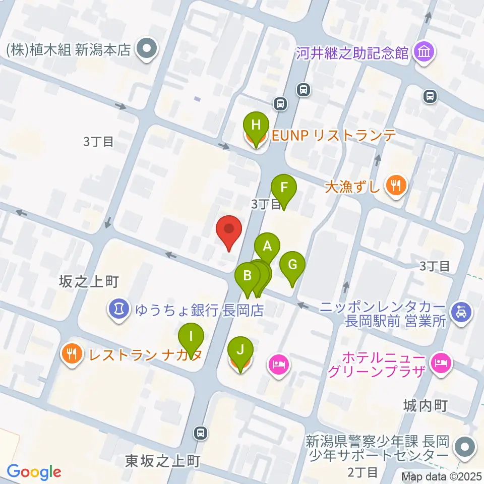 スタジオ・チャオ周辺のファミレス・ファーストフード一覧地図