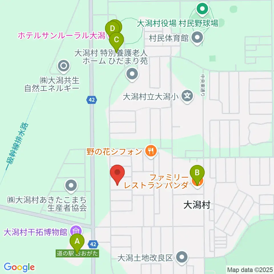 河内スタヂオ周辺のファミレス・ファーストフード一覧地図
