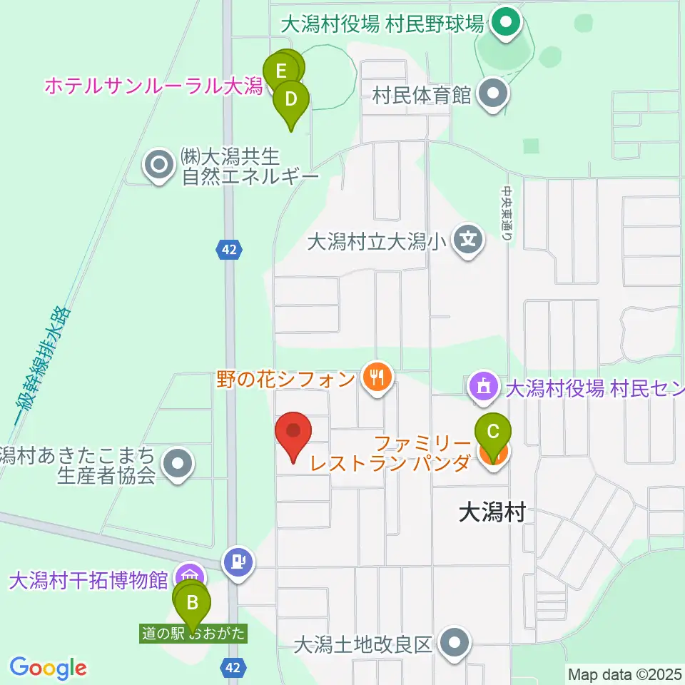 河内スタヂオ周辺のファミレス・ファーストフード一覧地図