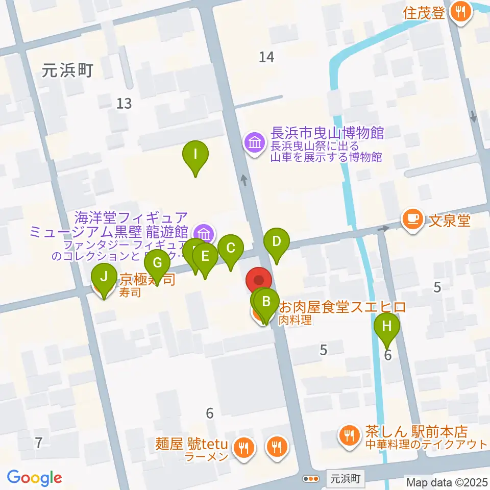 きたむらカワイ音楽教室周辺のファミレス・ファーストフード一覧地図