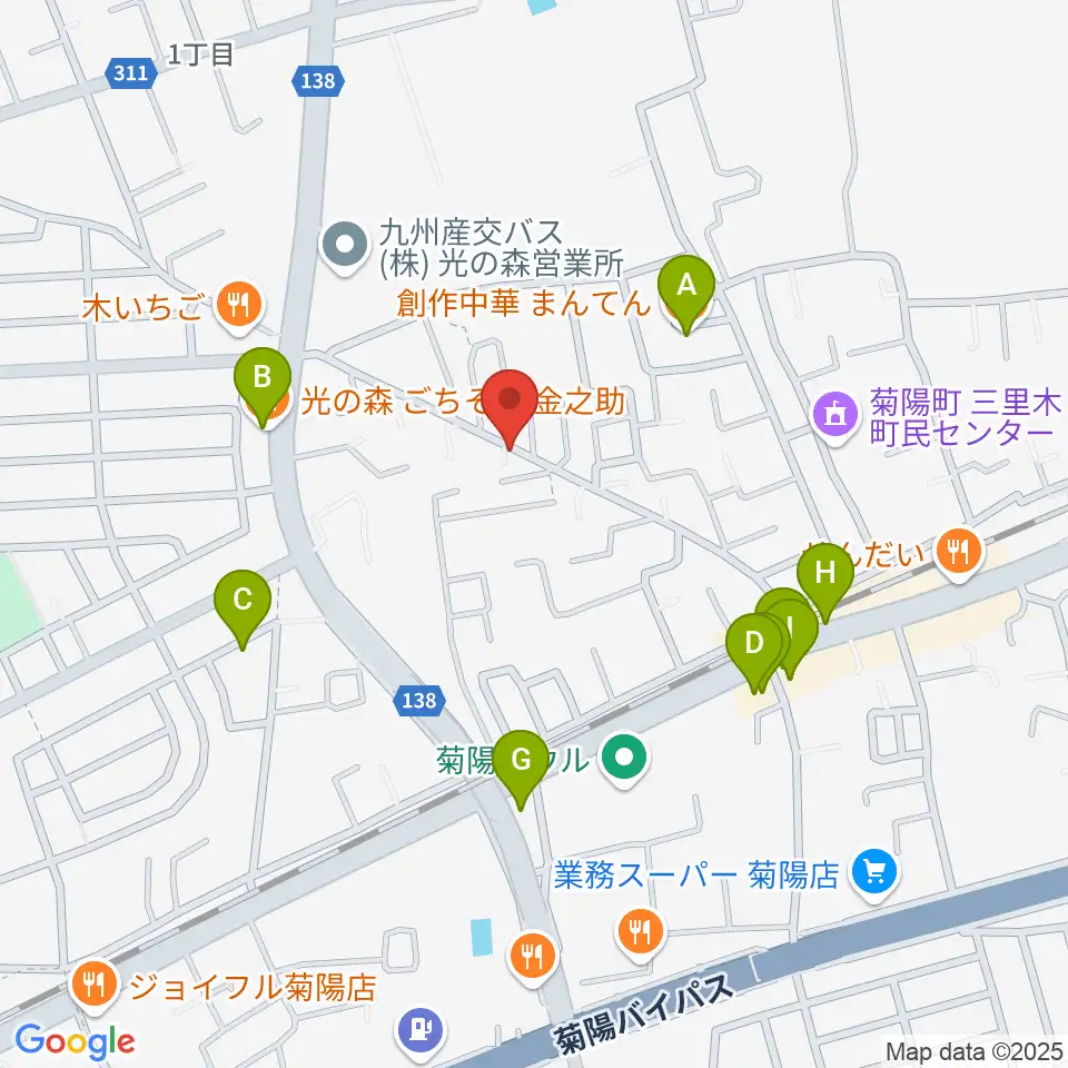 スタジオグリーム周辺のファミレス・ファーストフード一覧地図