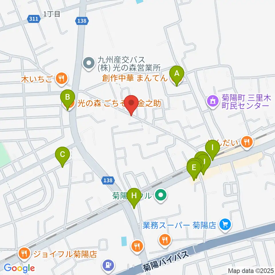 スタジオグリーム周辺のファミレス・ファーストフード一覧地図
