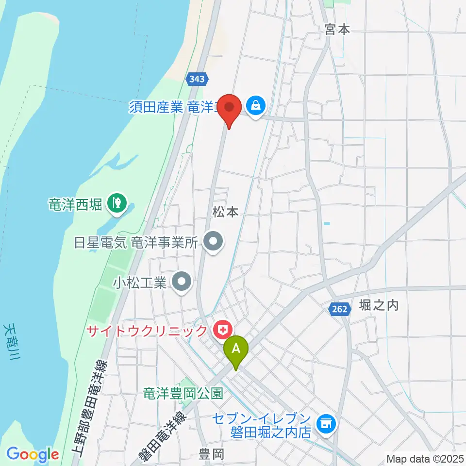 東洋ピアノ周辺のファミレス・ファーストフード一覧地図