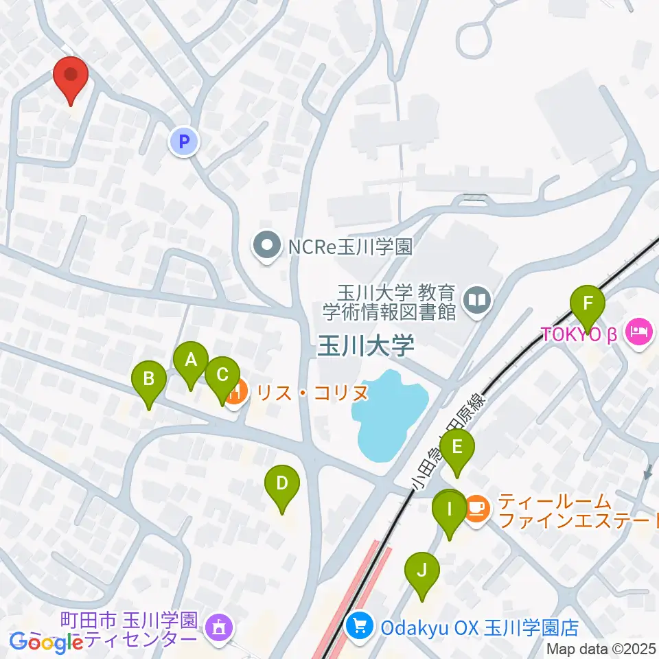 茶位ギター工房周辺のファミレス・ファーストフード一覧地図