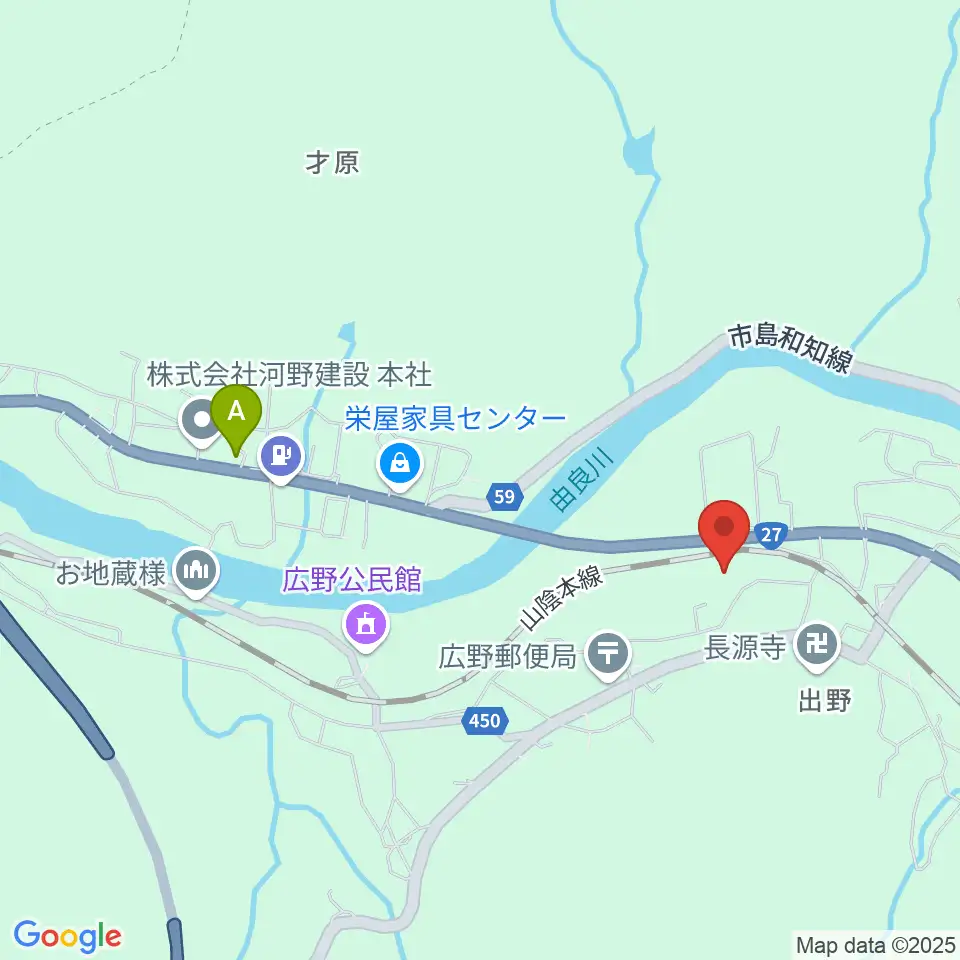 小坂弦楽器工房周辺のファミレス・ファーストフード一覧地図