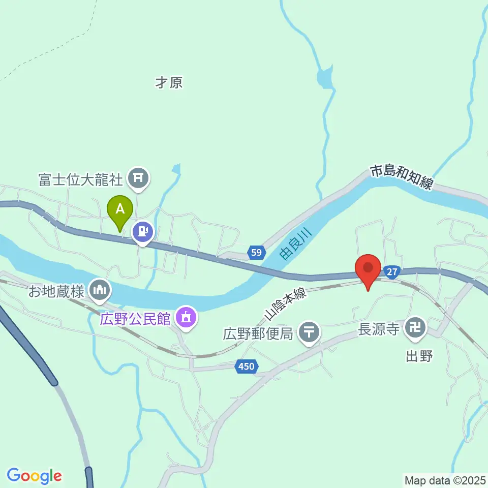 小坂弦楽器工房周辺のファミレス・ファーストフード一覧地図