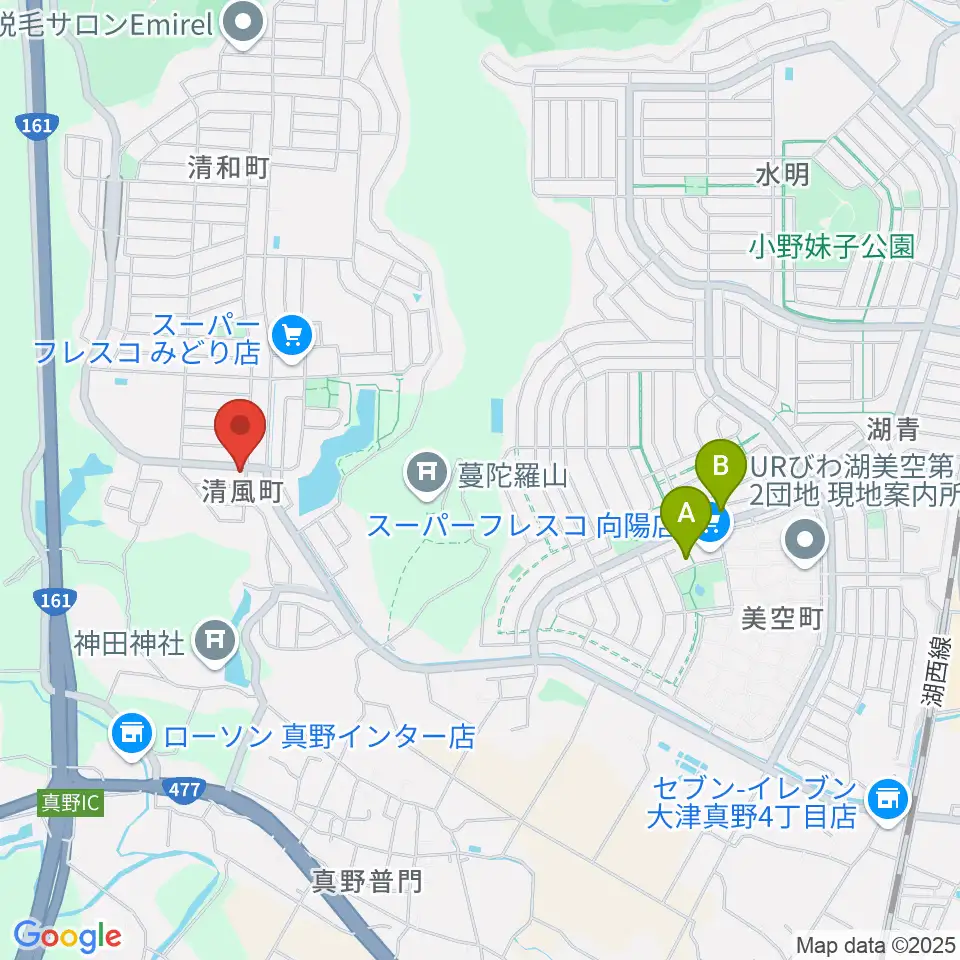 木のクラフトと笛 七曜工房周辺のファミレス・ファーストフード一覧地図