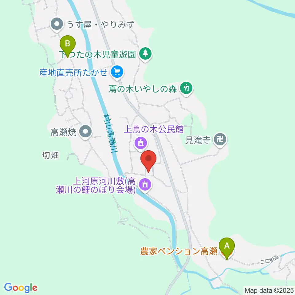 彩雲弦楽器工房周辺のファミレス・ファーストフード一覧地図