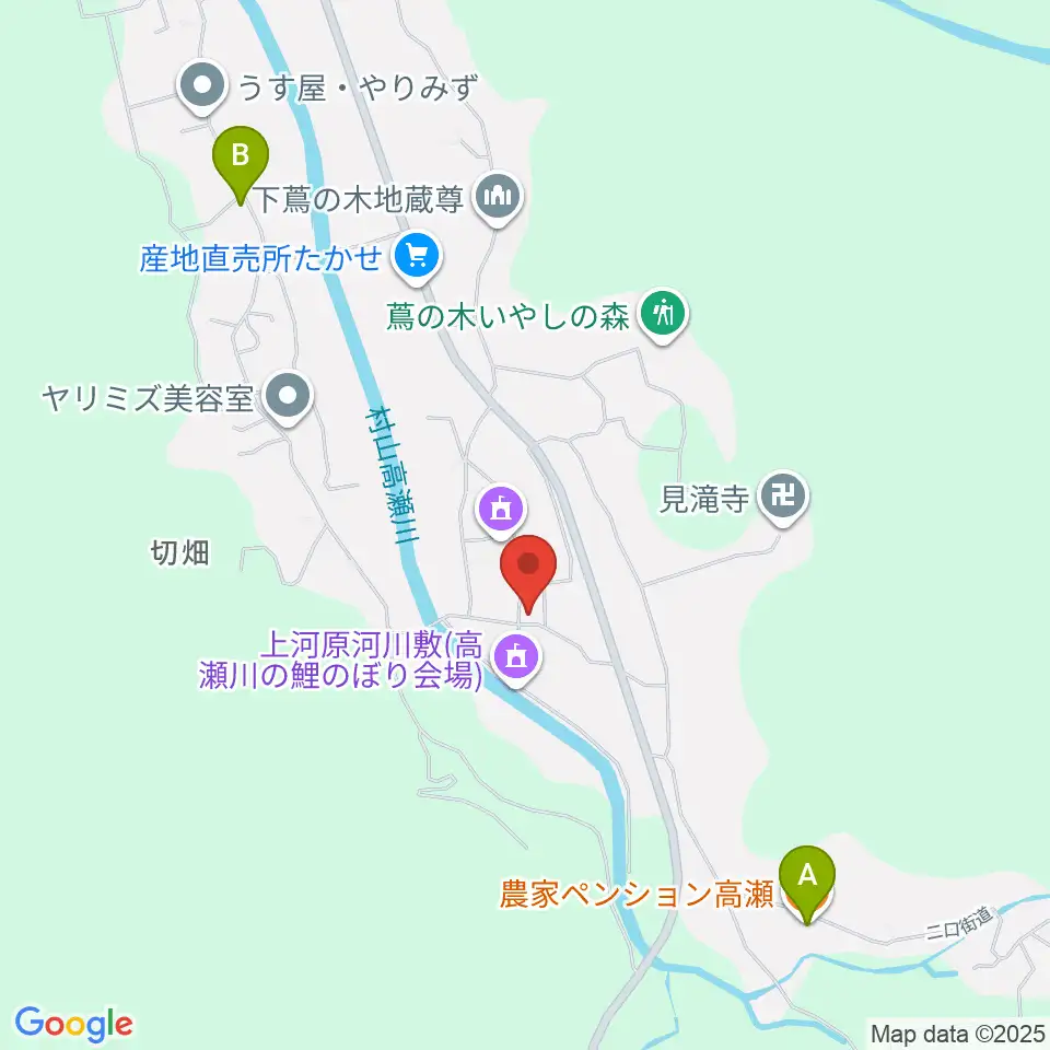 彩雲弦楽器工房周辺のファミレス・ファーストフード一覧地図