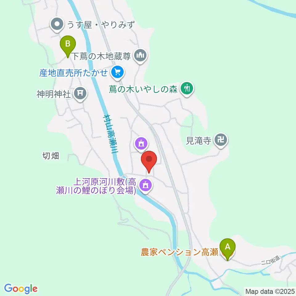 彩雲弦楽器工房周辺のファミレス・ファーストフード一覧地図