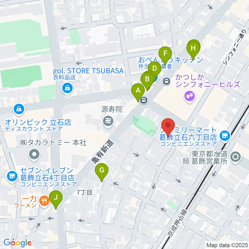 菊岡 中むら周辺のファミレス・ファーストフード一覧地図