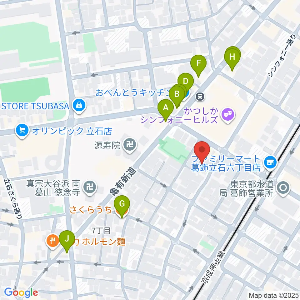 菊岡 中むら周辺のファミレス・ファーストフード一覧地図